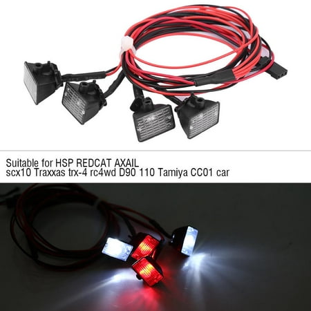 RC DEL light cover pour HSP REDCAT AXAIL scx10 RC Voiture Modèle Lumière DEL Kit